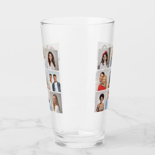 Creëer Uw eigen fotocollage 9 Glas (Links)