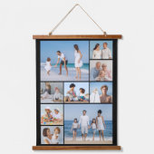 Creëer Uw eigen fotocollage 9 Hangend Wandkleed (Voorkant)