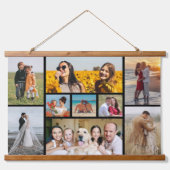 Creëer Uw eigen fotocollage 9 Hangend Wandkleed (Voorkant)