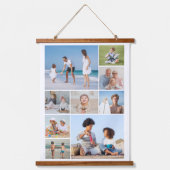Creëer Uw eigen fotocollage 9 Hangend Wandkleed (Voorkant)