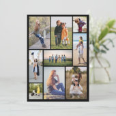 Creëer Uw eigen fotocollage 9 Kaart (Staand voorkant)
