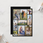 Creëer Uw eigen fotocollage 9 Kaart (Voorkant / Achterkant in situ)