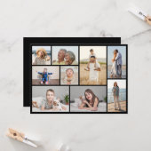 Creëer Uw eigen fotocollage 9 Kaart (Voorkant / Achterkant in situ)
