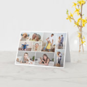 Creëer Uw eigen fotocollage 9 Kaart (Gele Bloem)