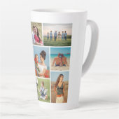 Creëer Uw eigen fotocollage 9 Latte Mok (Rechterhoek)
