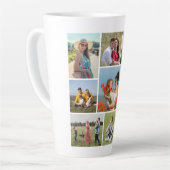 Creëer Uw eigen fotocollage 9 Latte Mok (Linkerhoek)