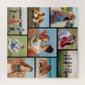 Creëer Uw eigen fotocollage 9 Legpuzzel (Horizontaal)