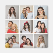 Creëer Uw eigen fotocollage 9 Magneet (Voorkant)