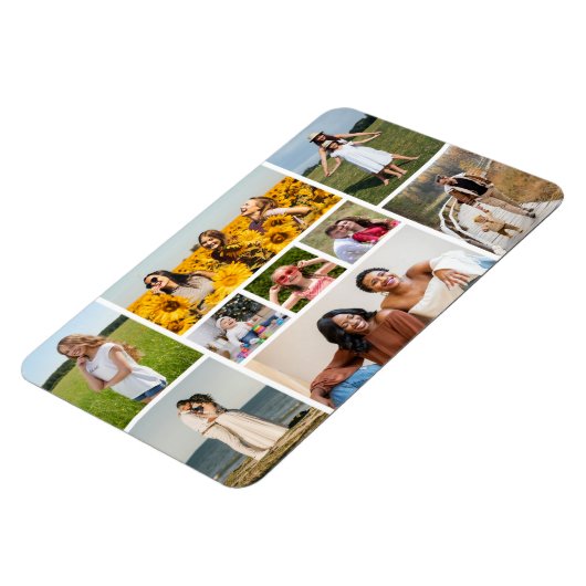 Creëer Uw eigen fotocollage 9 Magneet (Linkerzijde)