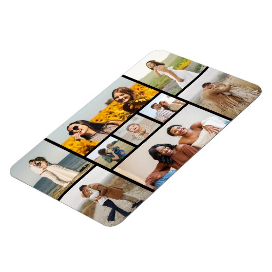 Creëer Uw eigen fotocollage 9 Magneet (Linkerzijde)