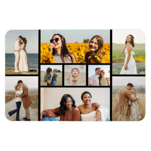 Creëer Uw eigen fotocollage 9 Magneet