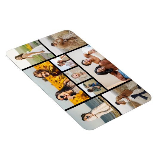 Creëer Uw eigen fotocollage 9 Magneet (Rechterzijde)