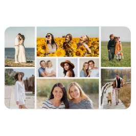 Creëer Uw eigen fotocollage 9 Magneet