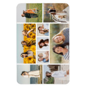 Creëer Uw eigen fotocollage 9 Magneet (Verticaal)