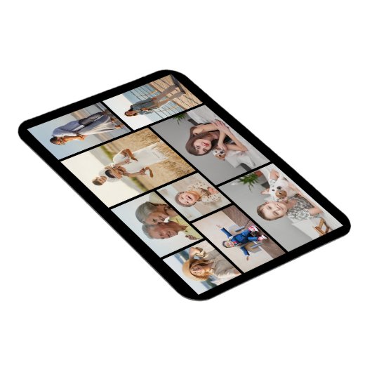 Creëer Uw eigen fotocollage 9 Magneet (Rechterzijde)