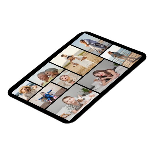 Creëer Uw eigen fotocollage 9 Magneet (Linkerzijde)