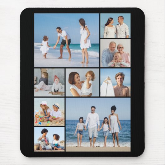 Creëer Uw eigen fotocollage 9 Muismat (Voorkant)