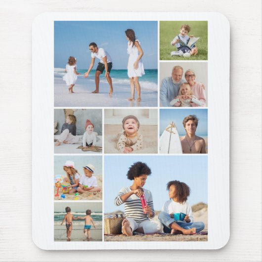 Creëer Uw eigen fotocollage 9 Muismat (Voorkant)