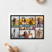 Creëer Uw eigen fotocollage 9 Notitiekaartje (Voorkant / Achterkant in situ)
