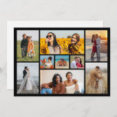 Creëer Uw eigen fotocollage 9 Notitiekaartje (Voorkant / Achterkant)