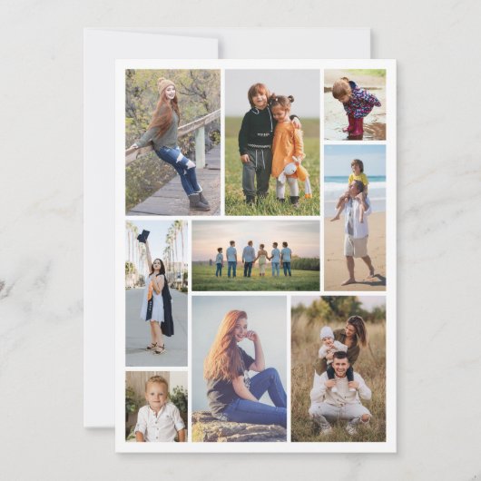 Creëer Uw eigen fotocollage 9 Notitiekaartje (Voorkant)