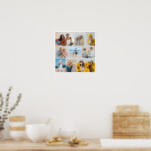Creëer Uw eigen fotocollage 9 Poster (Keuken)