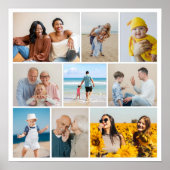 Creëer Uw eigen fotocollage 9 Poster (Voorkant)