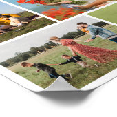 Creëer Uw eigen fotocollage 9 Poster (Hoek)