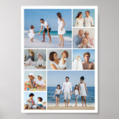 Creëer Uw eigen fotocollage 9 Poster (Voorkant)