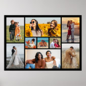 Creëer Uw eigen fotocollage 9 Poster (Voorkant)