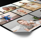 Creëer Uw eigen fotocollage 9 Poster (Hoek)