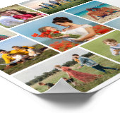 Creëer Uw eigen fotocollage 9 Poster (Hoek)
