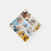 Creëer Uw eigen fotocollage 9 Servet (Hoek)