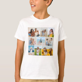 Creëer Uw eigen fotocollage 9 T-shirt
