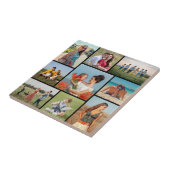 Creëer Uw eigen fotocollage 9 Tegeltje (Zijkant)