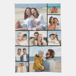 Creëer Uw eigen fotocollage 9 Theedoek