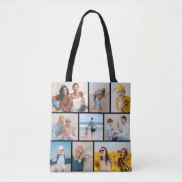 Creëer Uw eigen fotocollage 9 Tote Bag
