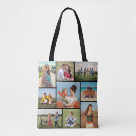 Creëer Uw eigen fotocollage 9 Tote Bag