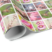 Creëer Uw eigen fotocollage Cadeaupapier (Rol Hoek)