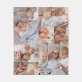 Creëer Uw eigen fotocollage Fleece Deken (Voorkant)