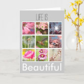 Creëer Uw eigen fotocollage Kaart (Gele Bloem)