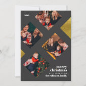 Creëer Uw eigen fotocollage | Kerstfeestdag Feestdagenkaart (Voorkant)