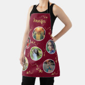 Creëer uw eigen fotocollage Kerstmonogram Schort (Insitu)