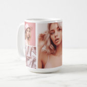 Creëer Uw eigen fotocollage Koffiemok (Voorkant links)