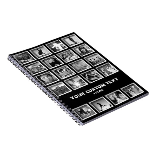 Creëer-Uw-Eigen Fotocollage-laptop Notitieboek (Rechterzijde)