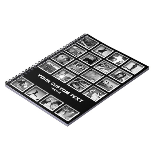 Creëer-Uw-Eigen Fotocollage-laptop Notitieboek (Linkerzijde)