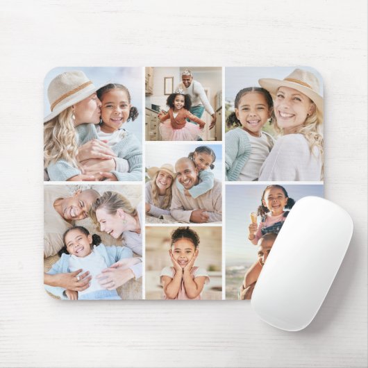 Creëer Uw eigen fotocollage Muismat (Met muis)