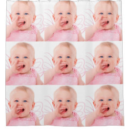 Creëer Uw eigen fotocollage-patroon Douchegordijn