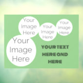 creëer uw eigen fotocollage raamsticker (Vel 3)