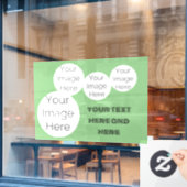 creëer uw eigen fotocollage raamsticker (Cafe Raam)